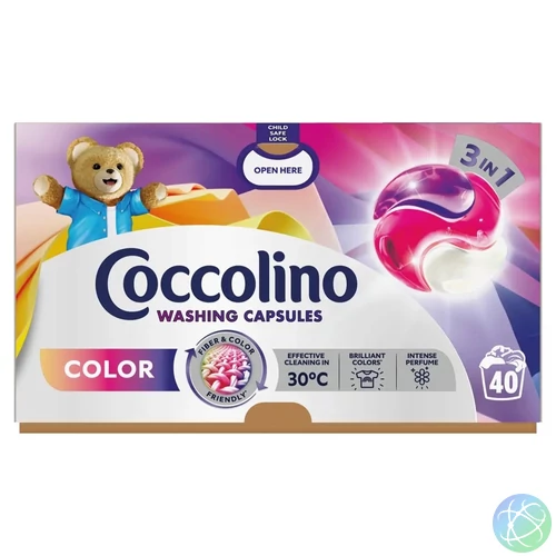 Mosókapszula 40 db/doboz Coccolino Color 3in1 Care