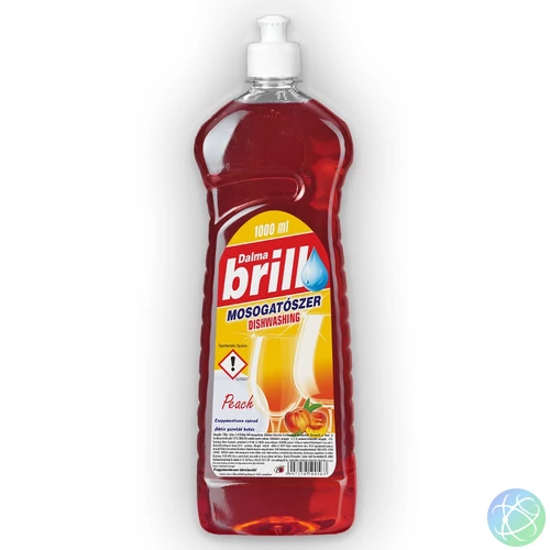 Mosogatószer 1 liter kézi brill Dalma barack