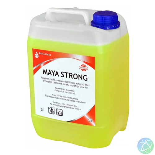 Padló- és felülettisztító koncentrátum erős zsíroldó hatással 5 liter Maya Strong