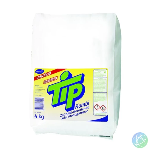 Mosogatópor fertőtlenítő hatással zacskós 4 kg Tip Kombi