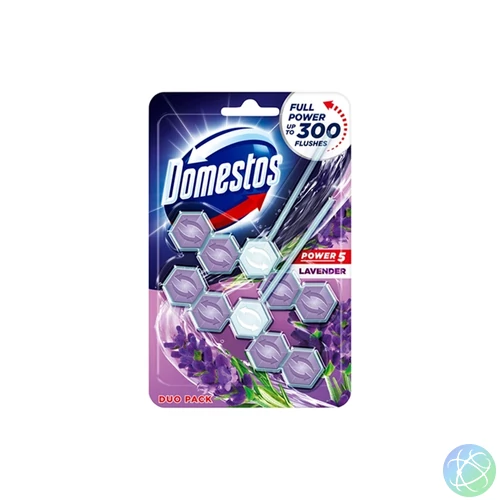 WC illatosító 2 x 50 g Power5 Domestos Lavender