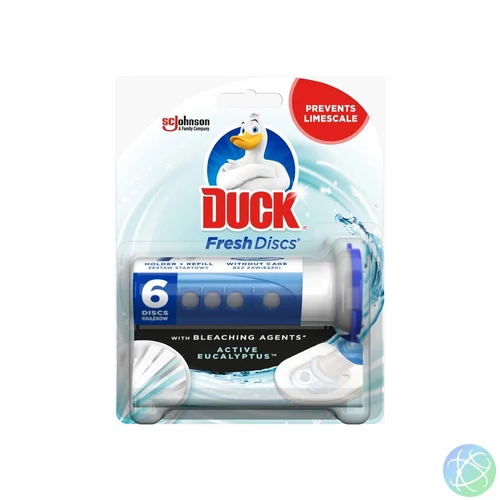 WC öbíltő korong zselés 36 ml Fresh Discs Duck® Eukaliptusz