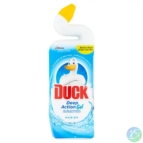 WC tisztító fertőtlenítő gél 750 ml Duck Deep Action Marine
