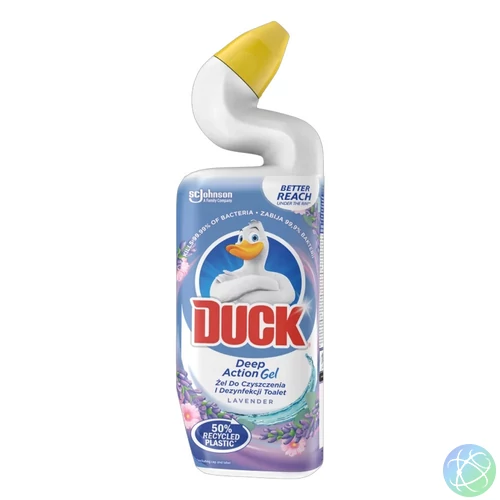 WC tisztító fertőtlenítő gél 750 ml Duck Deep Action Levendula