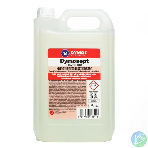 Fertőtlenítő hatású tisztítószer 5 liter Dymosept fenyő