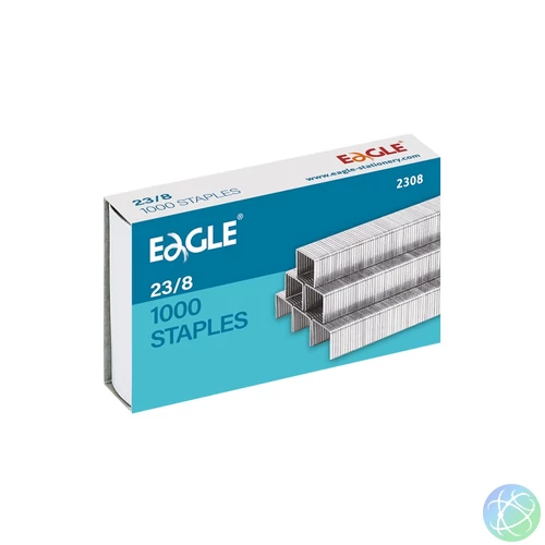 Tűzőkapocs 23/8 1000 db/doboz EAGLE