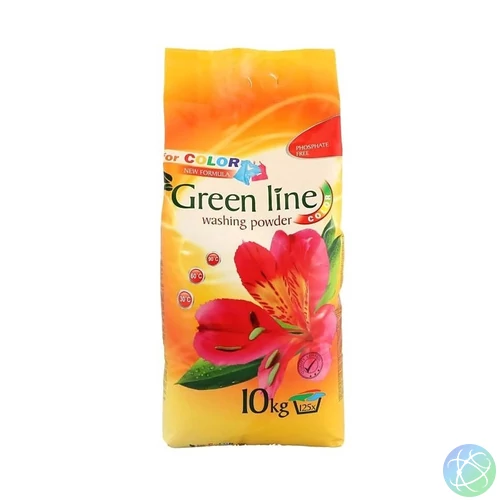 Mosópor 10 kg zsákos színes ruhákhoz Green Line