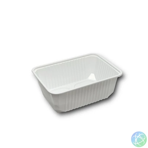 Elviteles doboz alj szögletes 1000 ml PP 50 db/csomag fehér