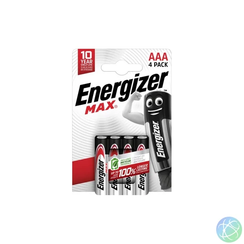 Elem AAA mikro LR03 Max 4 db/csomag, Energizer