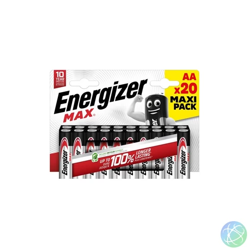 Elem AA ceruza LR06 Max 20 db/csomag, Energizer
