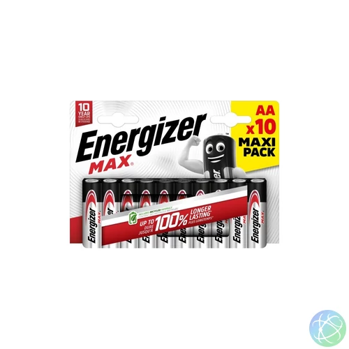 Elem AA ceruza LR06 Max 10 db/csomag, Energizer