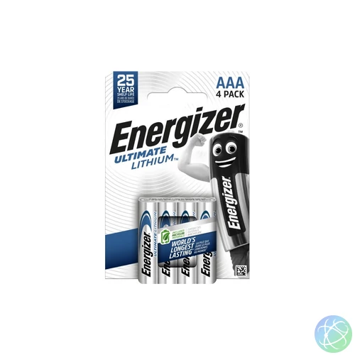 Elem AAA mikro LR03 Ultimate Lítium 4 db/csomag, Energizer