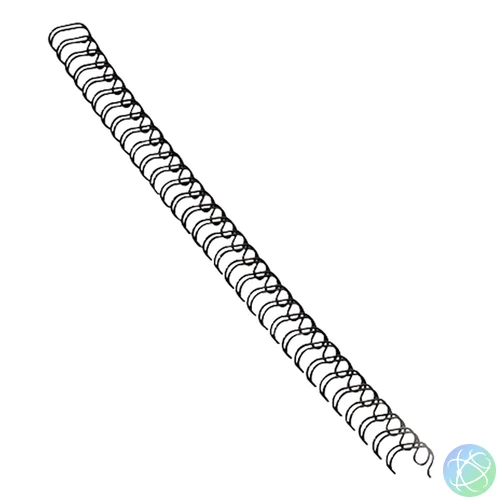 Fém spirál 3:1, 8mm, 36-50lap, Fellowes® 100 db/doboz, fekete