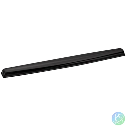 Csuklótámasz billentyűzethez, géltöltésű, Fellowes® Crystal Gel, fekete