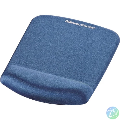 Egérpad csuklótámasszal, habtöltésű, Fellowes® PlushTouch, kék