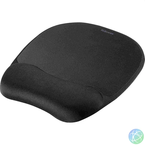 Egérpad csuklótámasszal, memoryhab töltésű, Fellowes® Memory Foam, fekete