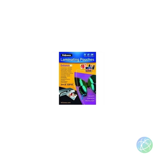Lamináló fólia, 100x150mm, 80 mikron, fényes, 25 db/doboz, Fellowes®
