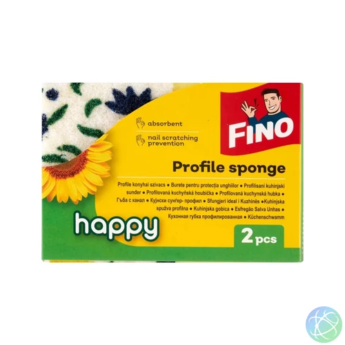 Mosogatószivacs 2 db/csomag formázott Fino Profile Happy