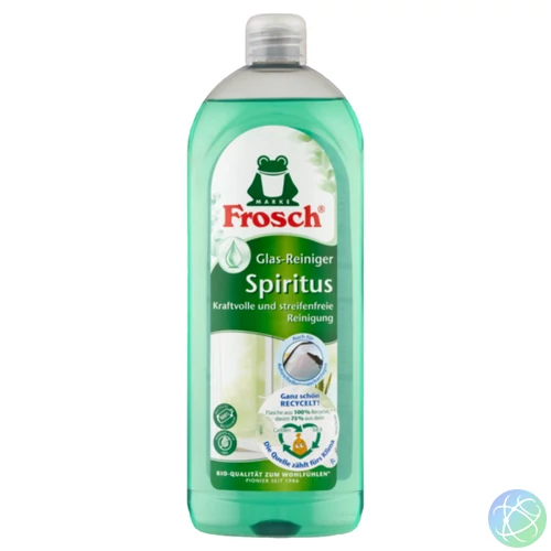 Ablaktisztító utántöltő 750 ml Frosch spirituszos