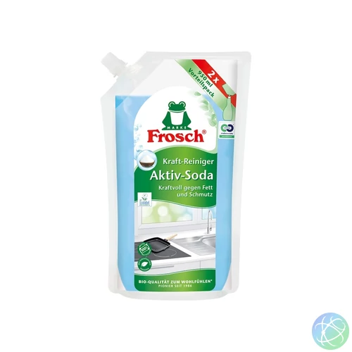 Konyhai tisztítószer utántöltő 950 ml Frosch szódás