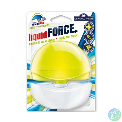 WC illatosító gél 55 ml + kosár Liquid Force Citrom