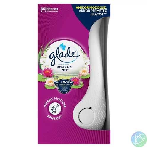 Légfrissítő készülék + utántöltő 18 ml Glade® Sense&Spray Relaxing Zen/Japán kert
