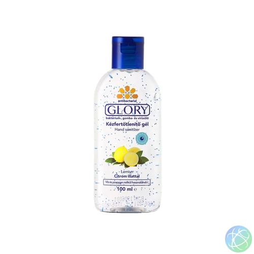 Kéz- és bőrfertőtlenítő gél 100 ml Glory citrom