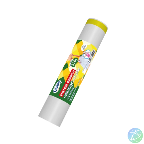 Szemeteszsák zárószalagos 120 liter 60 x 100 cm 10 db/tekercs Glossy átlásztó
