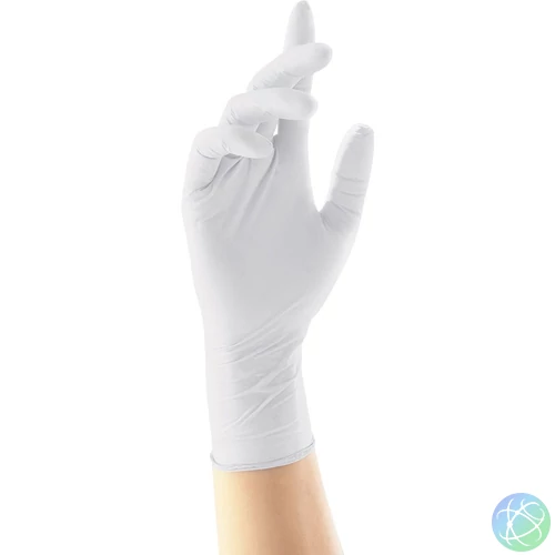 Gumikesztyű latex púdermentes XS 100 db/doboz GMT Super Gloves fehér