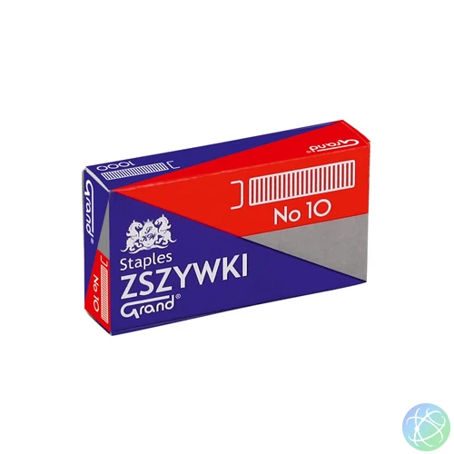 Tűzőkapocs NO.10 1000 db/doboz, GRAND