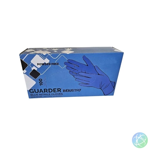 Gumikesztyű nitril púdermentes XL 100 db/doboz GUARDER® Industry kék