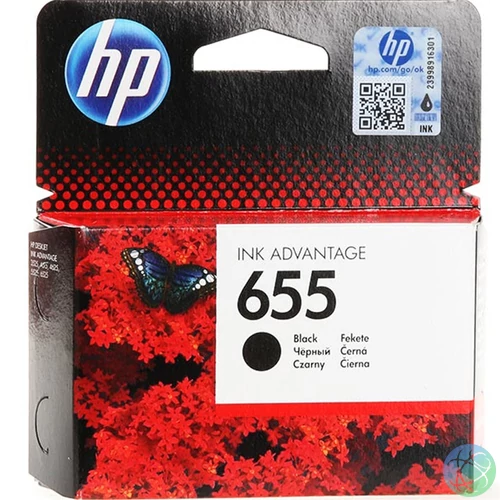 Hp 655/CZ109AE tintapatron black ORIGINAL