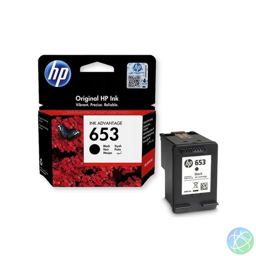 Hp 653/3YM75AE tintapatron black ORIGINAL