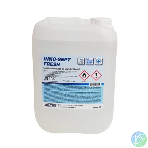 Kéz- és felületfertőtlenítő oldat 5 liter Inno-Sept Fresh
