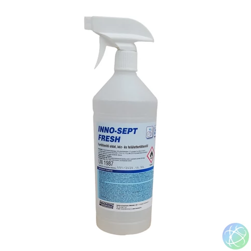 Kéz- és felületfertőtlenítő oldat szórófejes 1 liter Inno-Sept Fresh