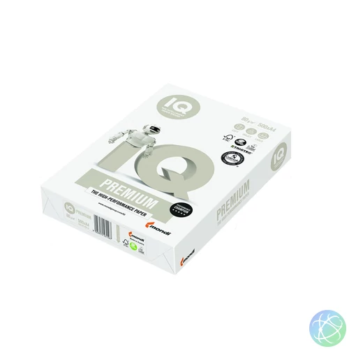 Másolópapír A4, 80g, IQ Premium 500ív/csomag