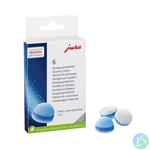 Tisztítótabletta kávéfőzőhöz Jura 6 db/doboz