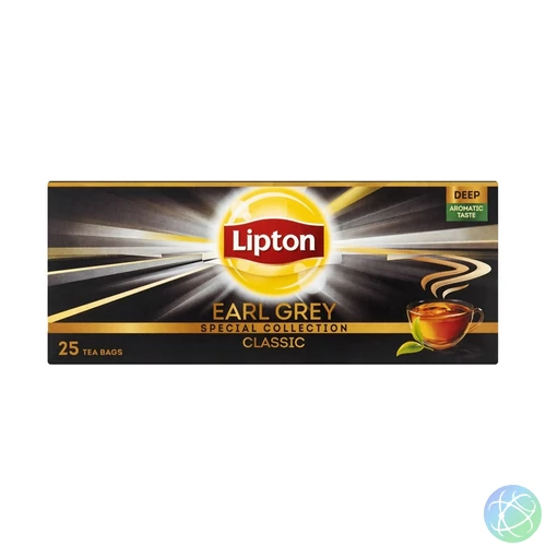 Fekete tea 25x1,5 g Lipton, Earl Grey