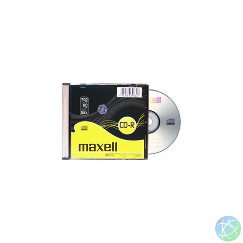 CD-R80 Maxell CD lemez 52x Slim tok