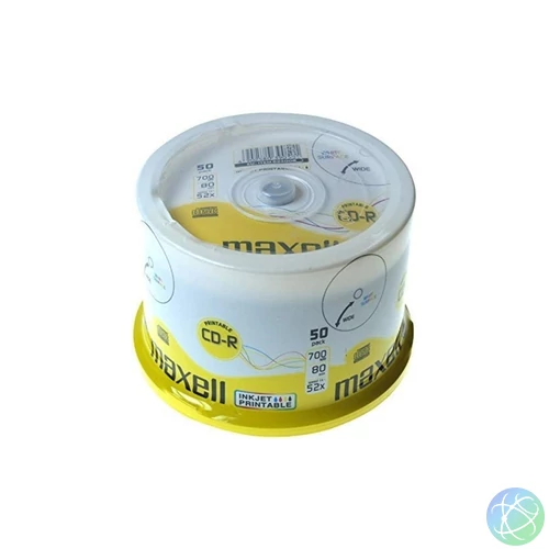 CD-R80 52x nyomtatható 50 db/henger Maxell