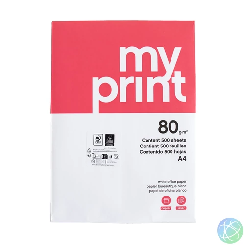 Másolópapír A4, 80g, My Print 500ív/csomag