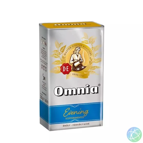 Kávé őrölt 250g. Douwe Egberts Omnia Evening koffeinmentes