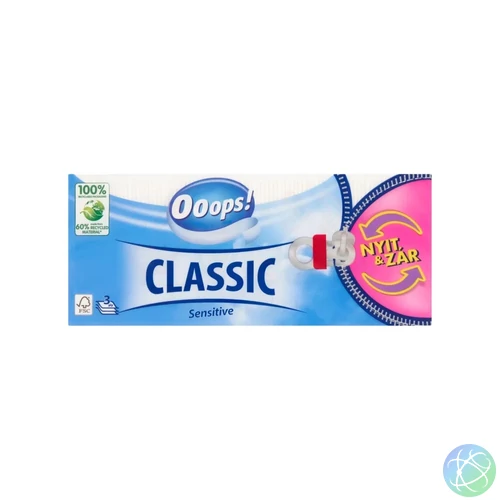 Papírzsebkendő 3 rétegű 90 db/csomag Ooops!