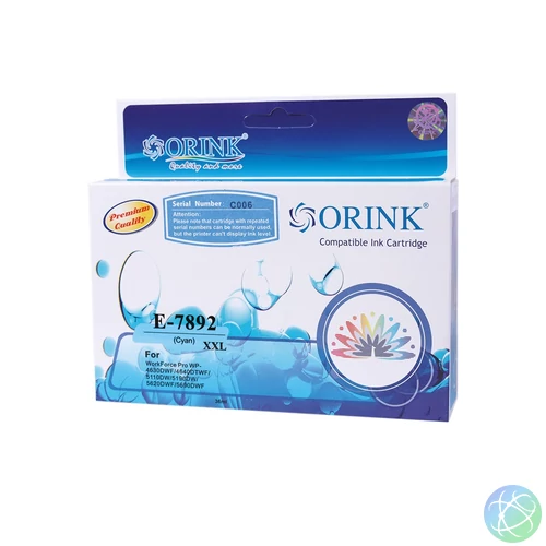 Epson T7892 tintapatron cyan ORINK