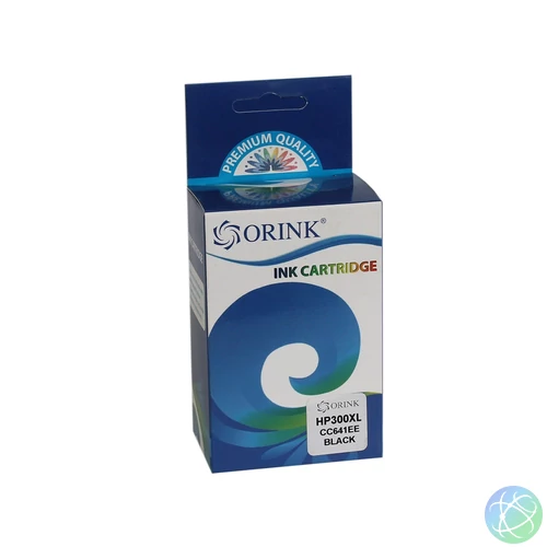 Utángyártott Hp 300XL/CC641EE tintapatron black ORINK