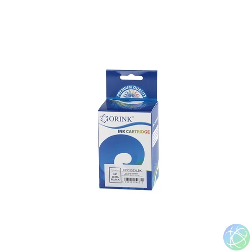 Utángyártott Hp 302XL/F6U68AE tintapatron black ORINK