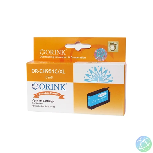 Utángyártott Hp 951XL/CN046AE tintapatron cyan ORINK