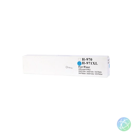 Utángyártott Hp 971XL/CN626AE tintapatron cyan ORINK
