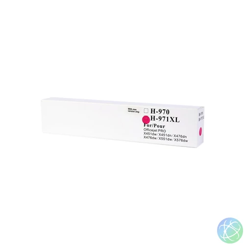 Utángyártott Hp 971XL/CN627AE tintapatron magenta ORINK