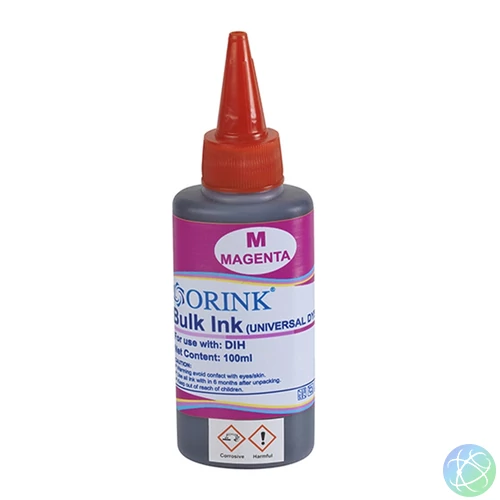 Utángyártott Ink Hp Universal dye magenta 100ml ORINK
